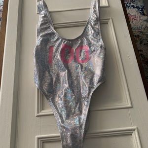 NWOT “I DO” one piece swimsuit